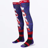 FXR Riding Sock Navy/Purple/Nuke