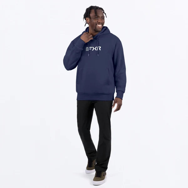 FXR M Mitered Cotton PO Hoodie Midnight/Grey