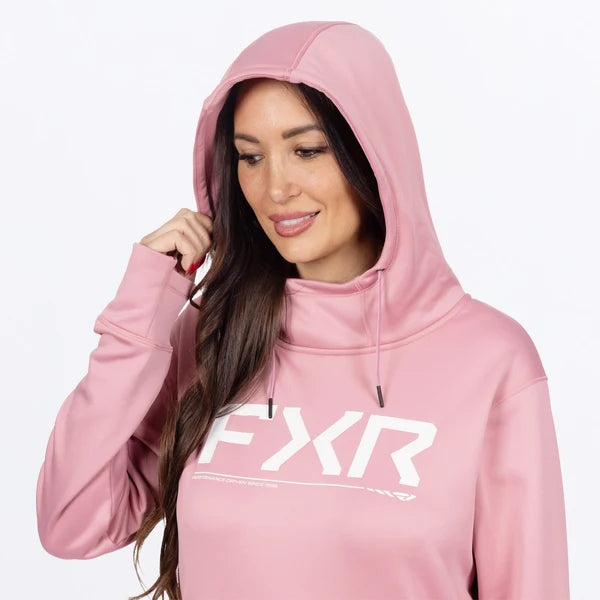 FXR W Hydrogen Tech PO Hoodie Rose