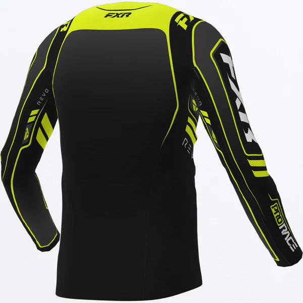 FXR Yth Revo MX Jersey Toxic