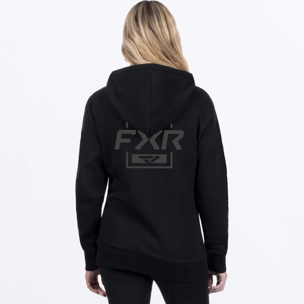 FXR W Mitered Cotton PO Hoodie  Black Ops