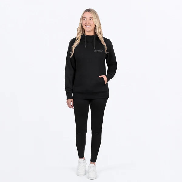 FXR W Mitered Cotton PO Hoodie  Black Ops