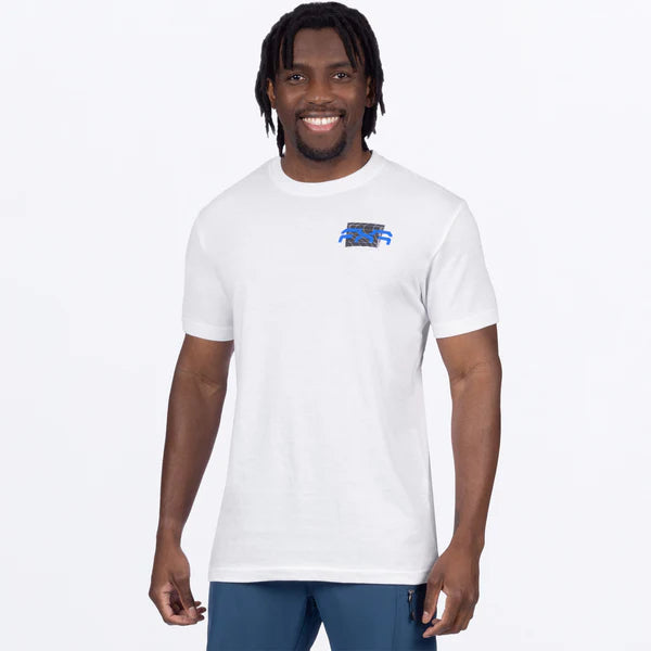 FXR M Behind Bars Premium T-Shirt 25-White/Asphalt