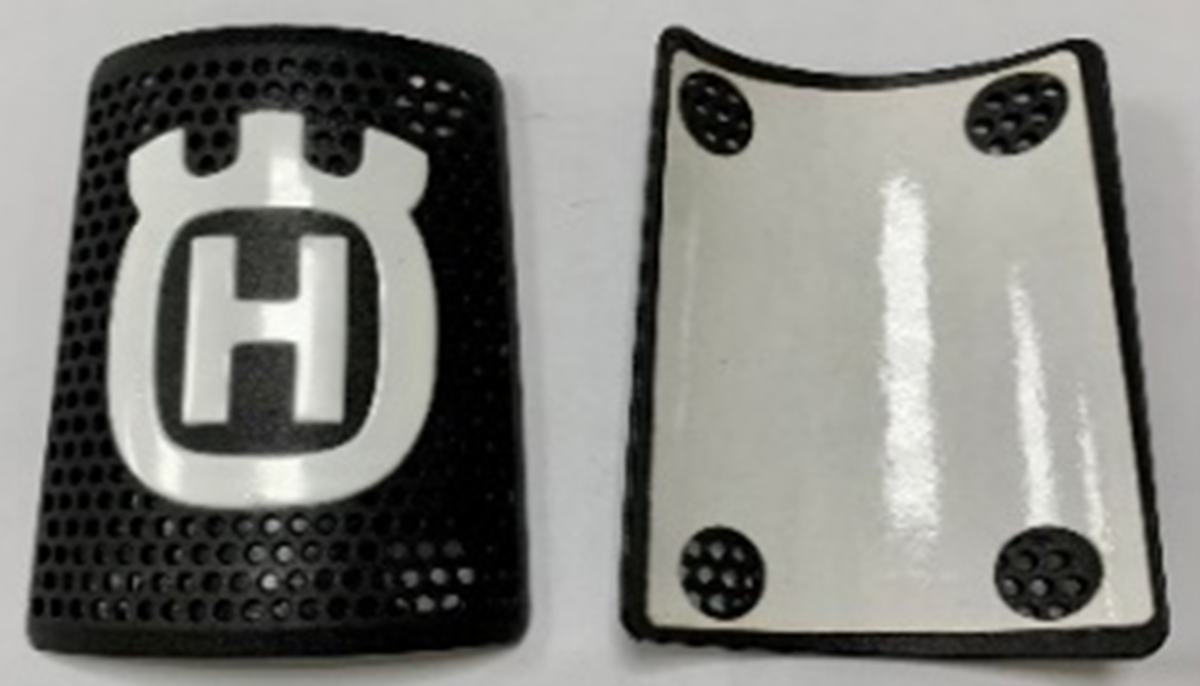 Husqvarna logo ohjainputkeen