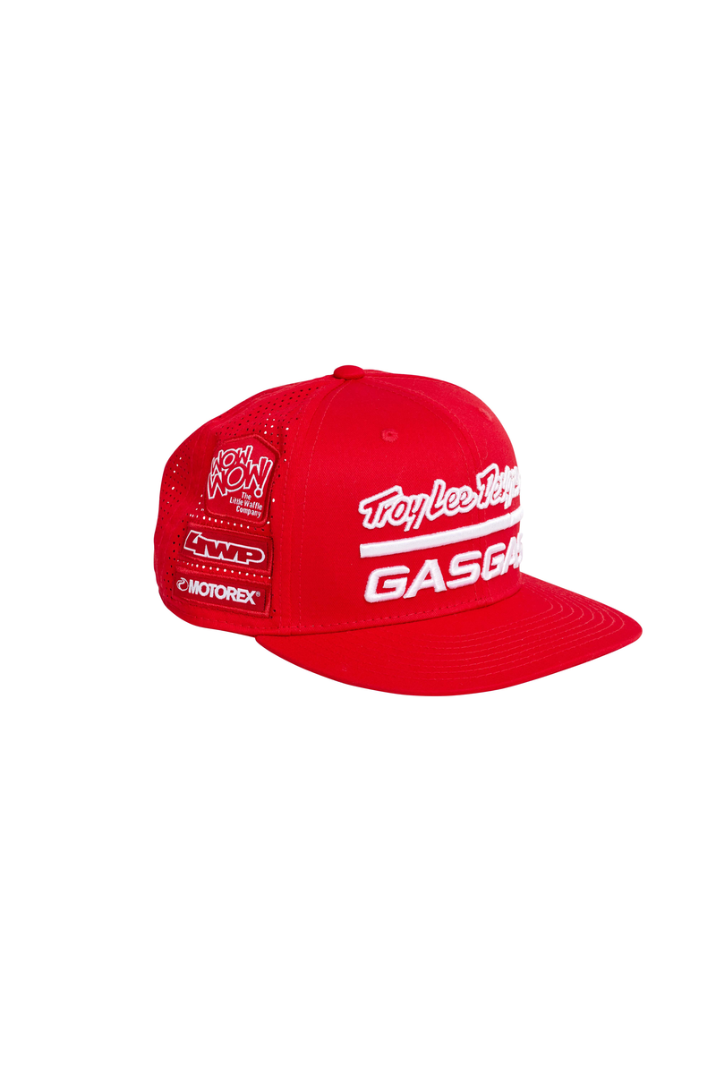 TLD GASGAS TEAM  FLAT CAP RED