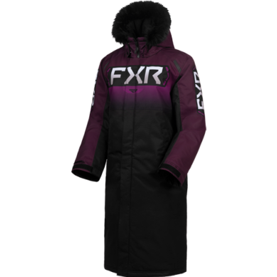 FXR W Warm-Up Coat Plum Fade/Black