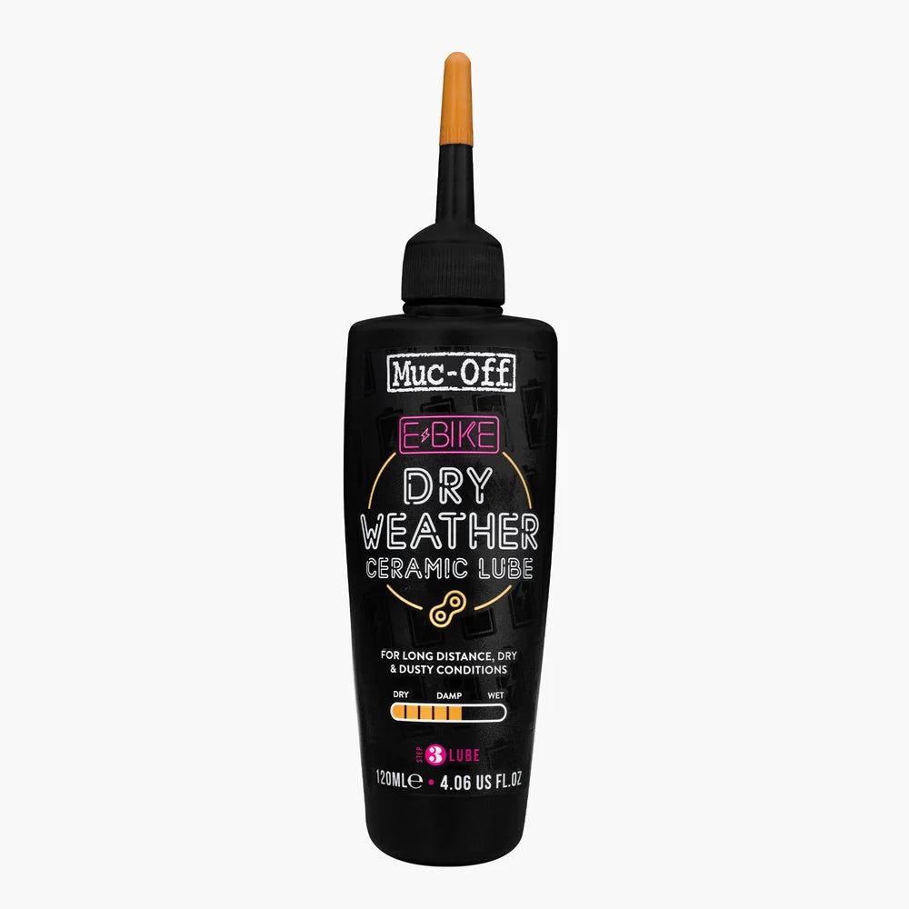 Muc-Off eBike Dry Lube 120 ml – sähköpyörän kuivan kelin ketjuöljy