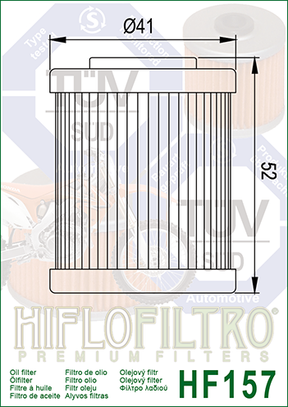 HiFlo öljynsuodatin HF157