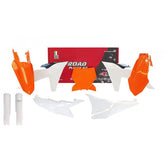 Rtech, Plastic Kit, Complete, O.E.M BLACK WHITE ORANGE