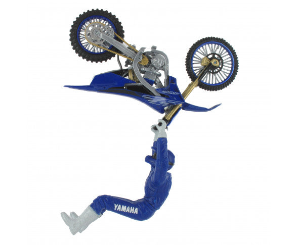 New-Ray 1:12 Yamaha YZ 450F, kuljettajan kanssa