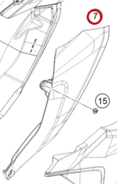 GASGAS MC85 air filter box lid left 25->