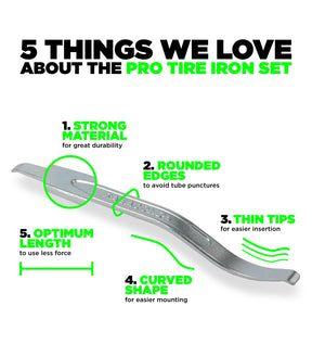 Pro Tire Iron Set in Bag