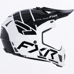 FXR Clutch Comp MX Helmet White/Black