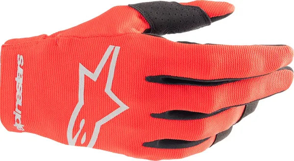 Alpinestars Youth Radar Gloves Red