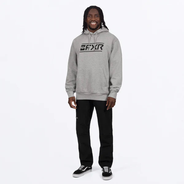 Victory Cotton PO Hoodie 26-Grey/Black