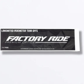 FXR Factory Ride Lam. Perimeter Seal Tear-Offs 22-Clear-14 Pack