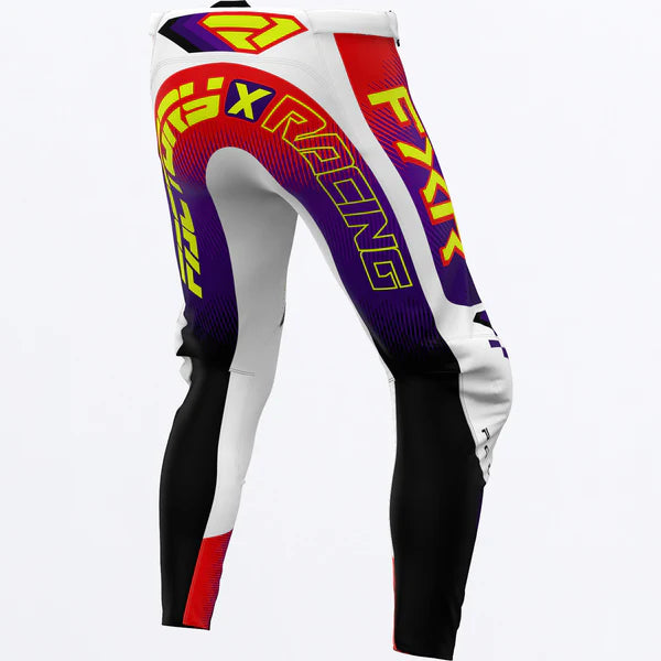 FXR Podium Gladiator MX Pant White/Purple/Red