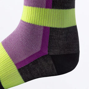 FXR Riding Sock Pink/Purple/HiVis