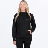 FXR W Mitered Cotton PO Hoodie  Black Ops
