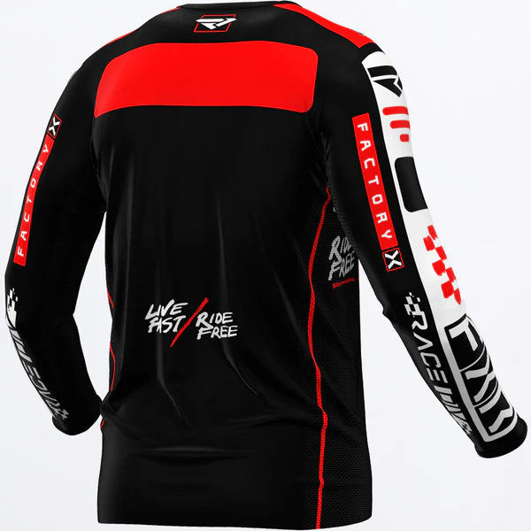 FXR Podium Gladiator MX Jersey Black/Red