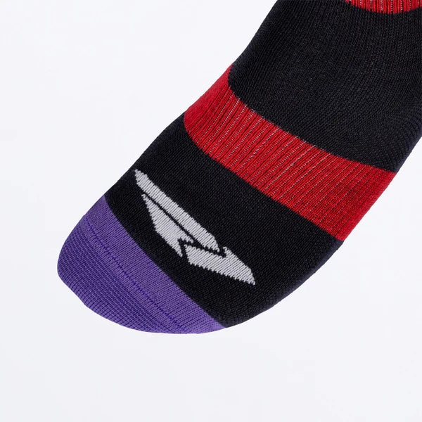 FXR Riding Sock Navy/Purple/Nuke