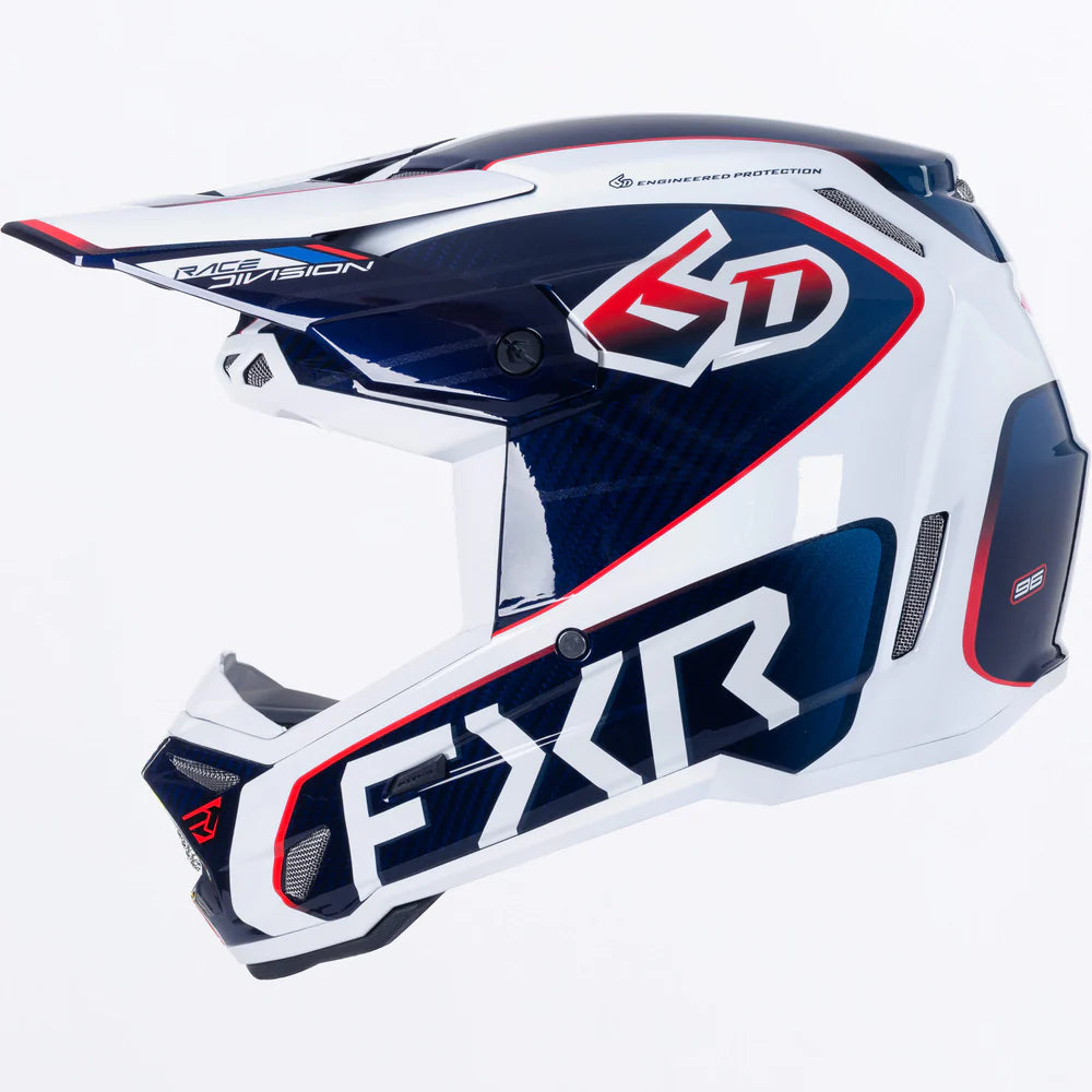 FXR 6D ATR-3 FIM Helmet - FIM hyväksytty kypärä