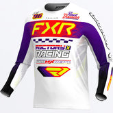 FXR Podium Gladiator MX Jersey White/Purple/Red