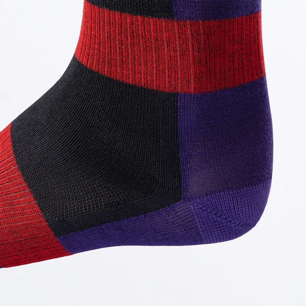 FXR Riding Sock Navy/Purple/Nuke