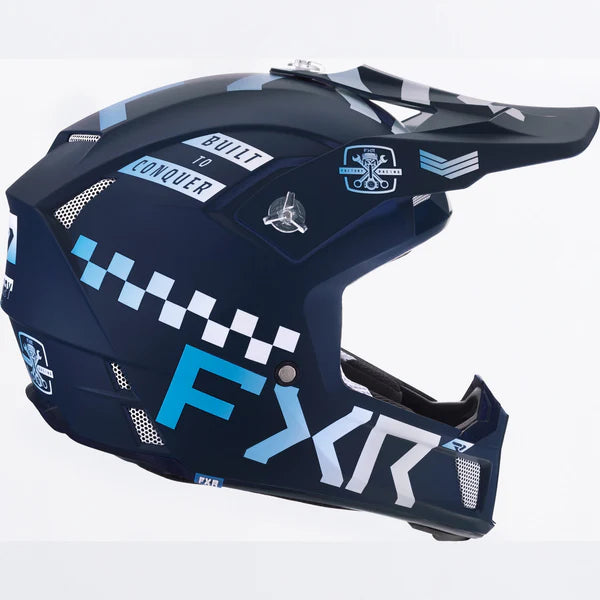 FXR Clutch Gladiator Helmet Blue