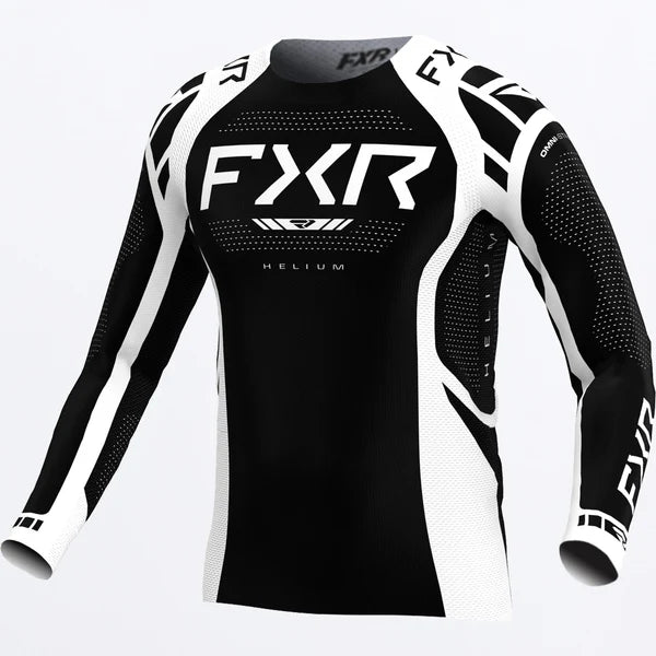 FXR Helium MX Jersey 25.7-Black/White