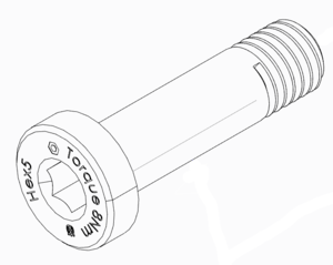 SHOCK MOUNT SCREW HQ7A-LBT