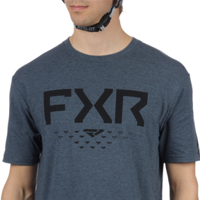 FXR M Helium Tech SS Jersey Steel Heather/Black