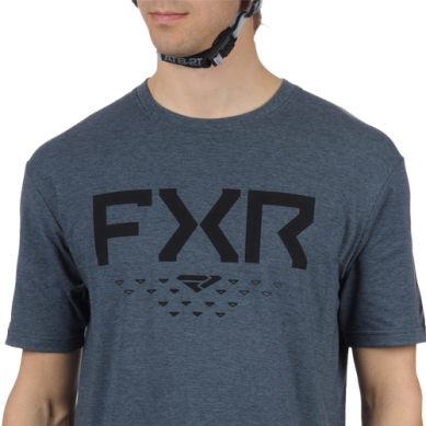 FXR M Helium Tech SS Jersey Steel Heather/Black