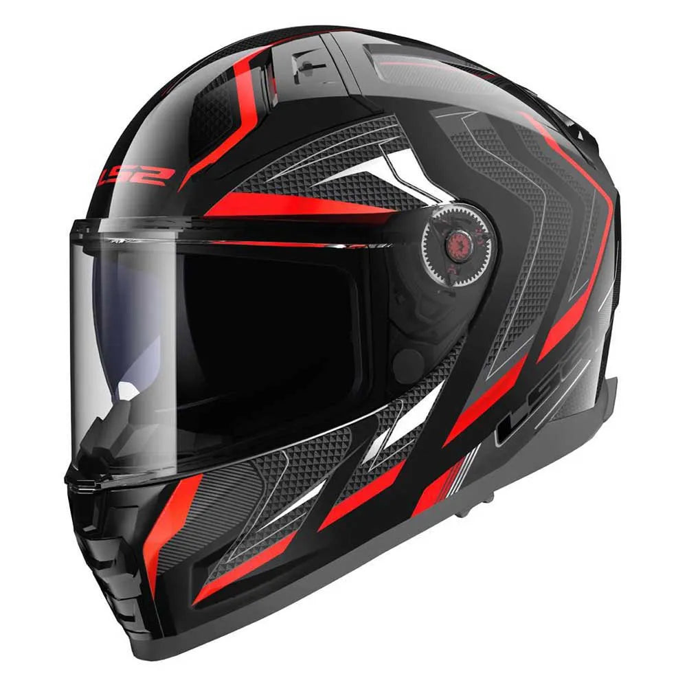 LS2 FF811 VECTOR II ALIZER BLACK RED