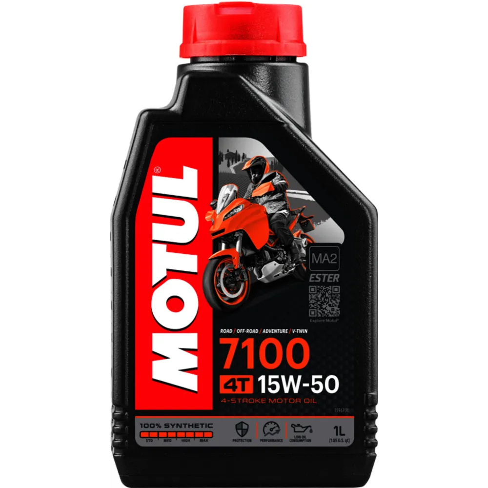 Motul 7100 15w50 Täyssynteettinen moottoriöljy 1L