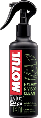 Motul M1 Helmet & Visor clean