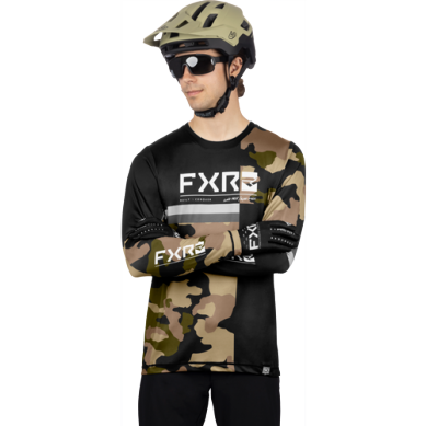 FXR M ProFlex UPF LS Jersey Camo/Black