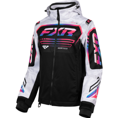 FXR W RRX Jacket Snow White Camo/Cotton Candy