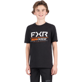 FXR Yth Race Division Premium T-Shirt Black/Orange