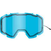 FXR Maverick E-Goggle Heated Dual Lens Blue OS