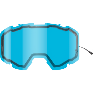 FXR Maverick E-Goggle Heated Dual Lens Blue OS