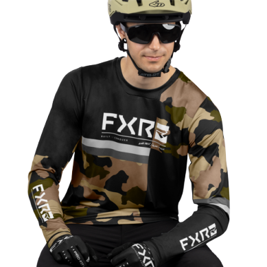 FXR M ProFlex UPF LS Jersey Camo/Black